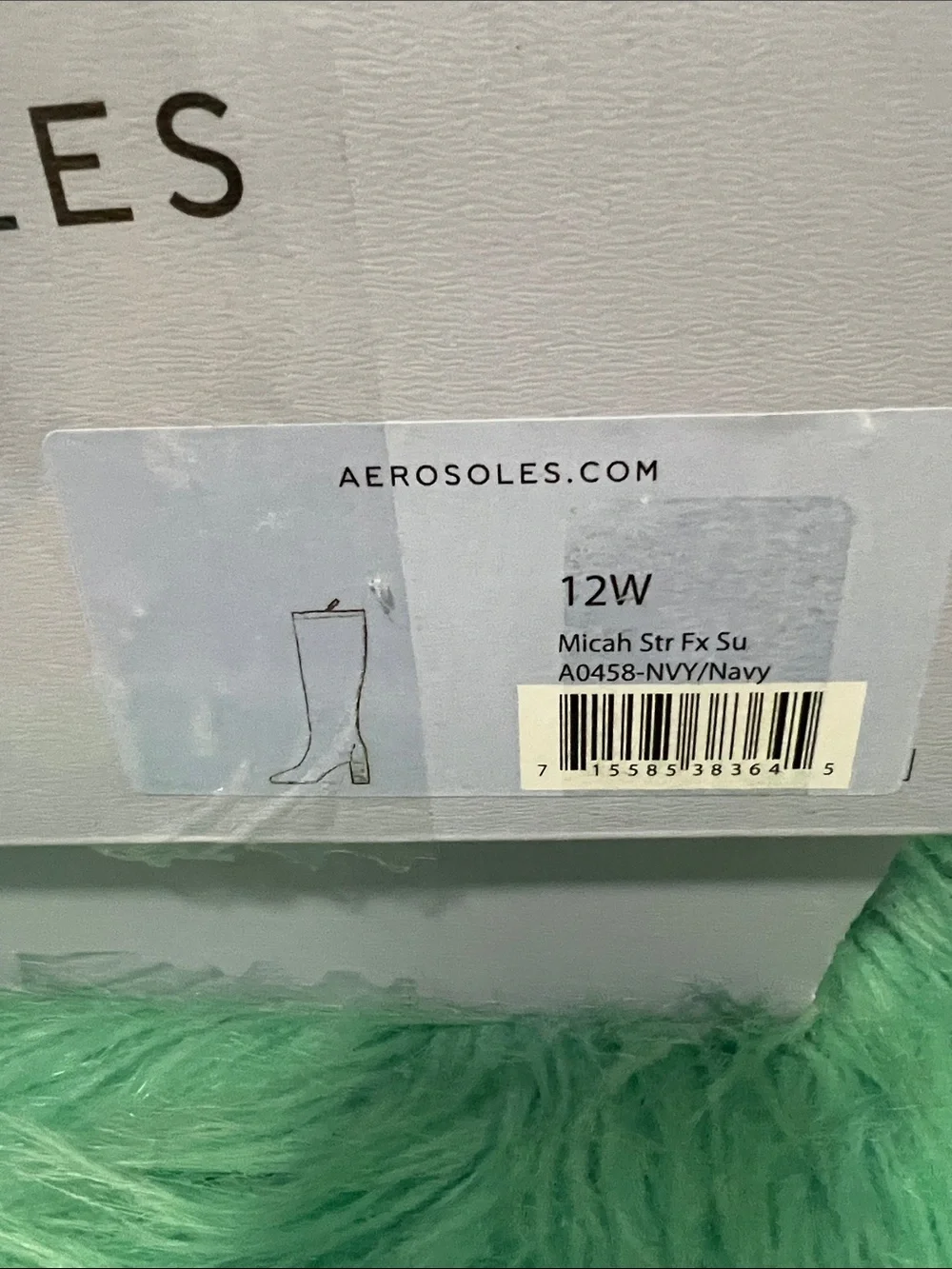 AEROSOLES Dark Gray Faux-Suede Thigh-High Boots Women’s Size 12 - NIB